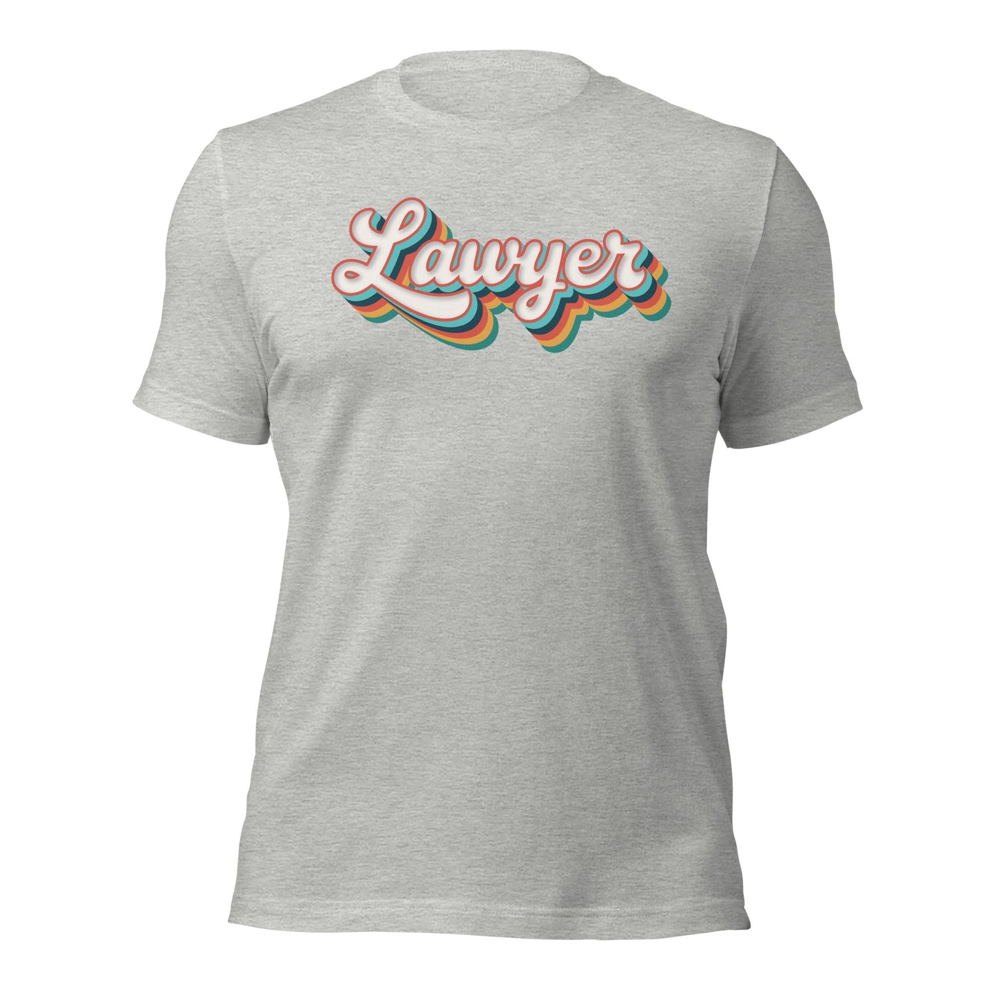 Retro Lawyer Shirt Fun Groovy Law School Tee - Inken Image