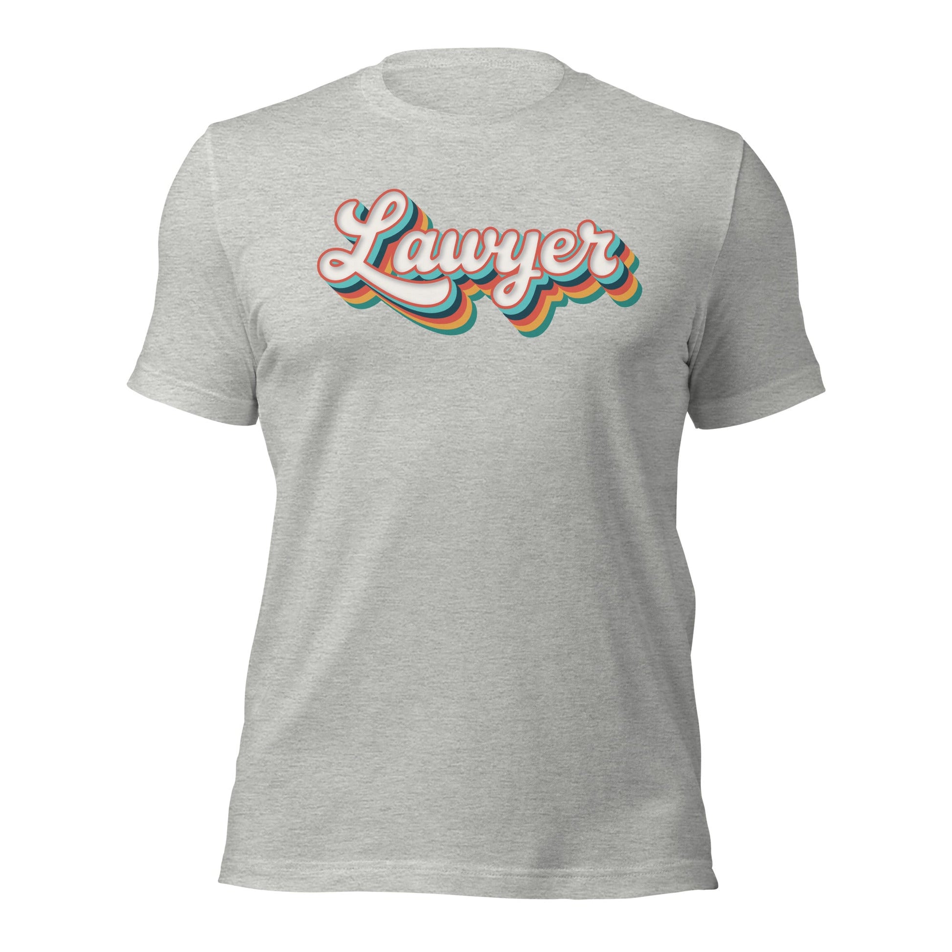 Retro Lawyer Shirt Fun Groovy Law School Tee - Inken Image