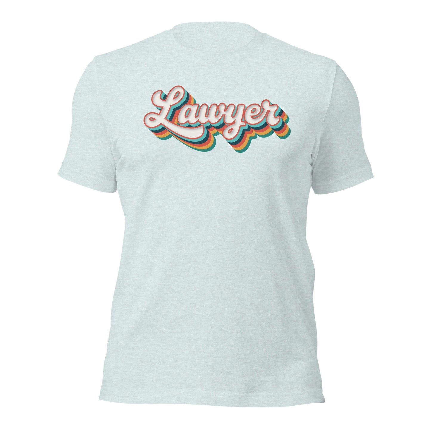 Retro Lawyer Shirt Fun Groovy Law School Tee - Inken Image