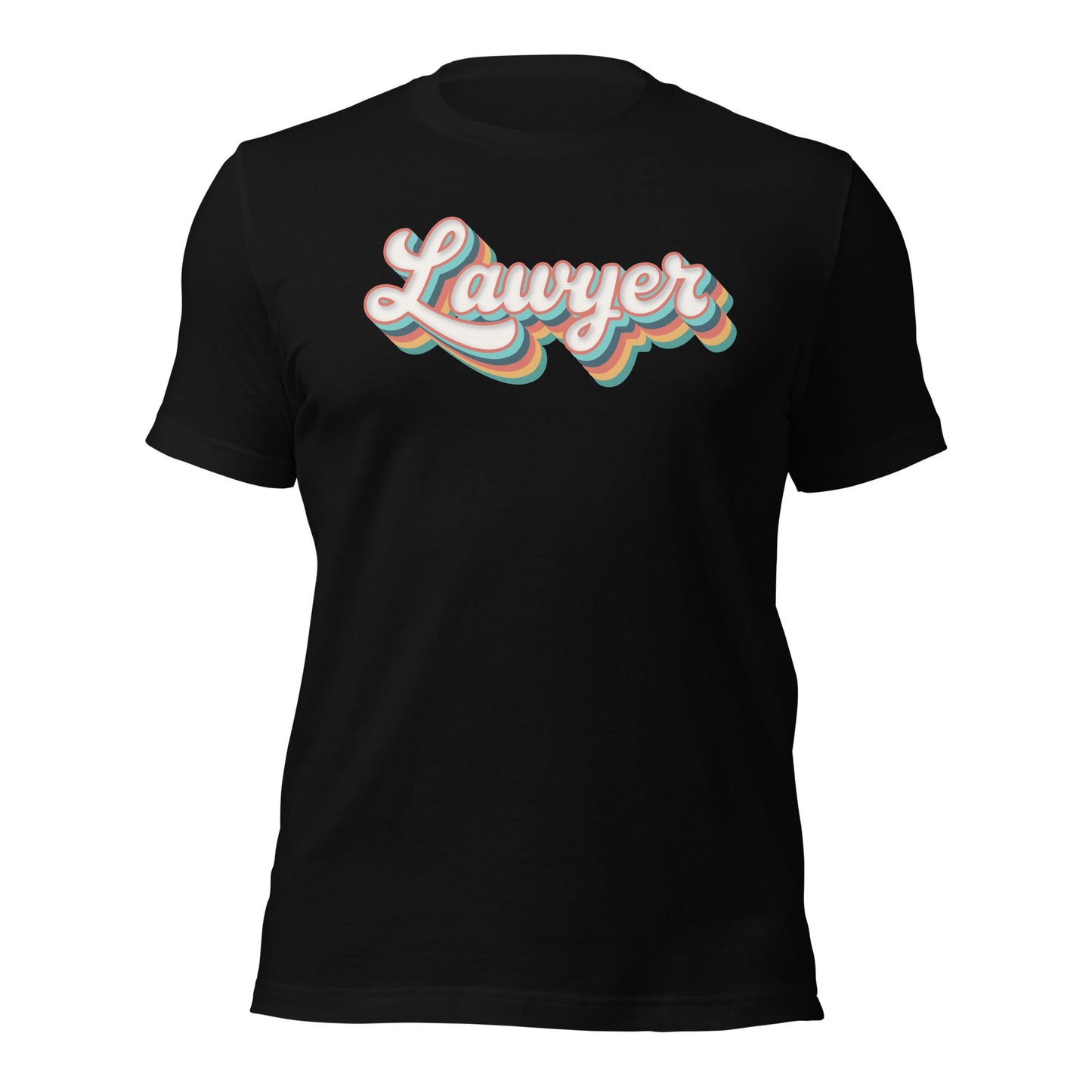 Retro Lawyer Shirt Fun Groovy Law School Tee - Inken Image
