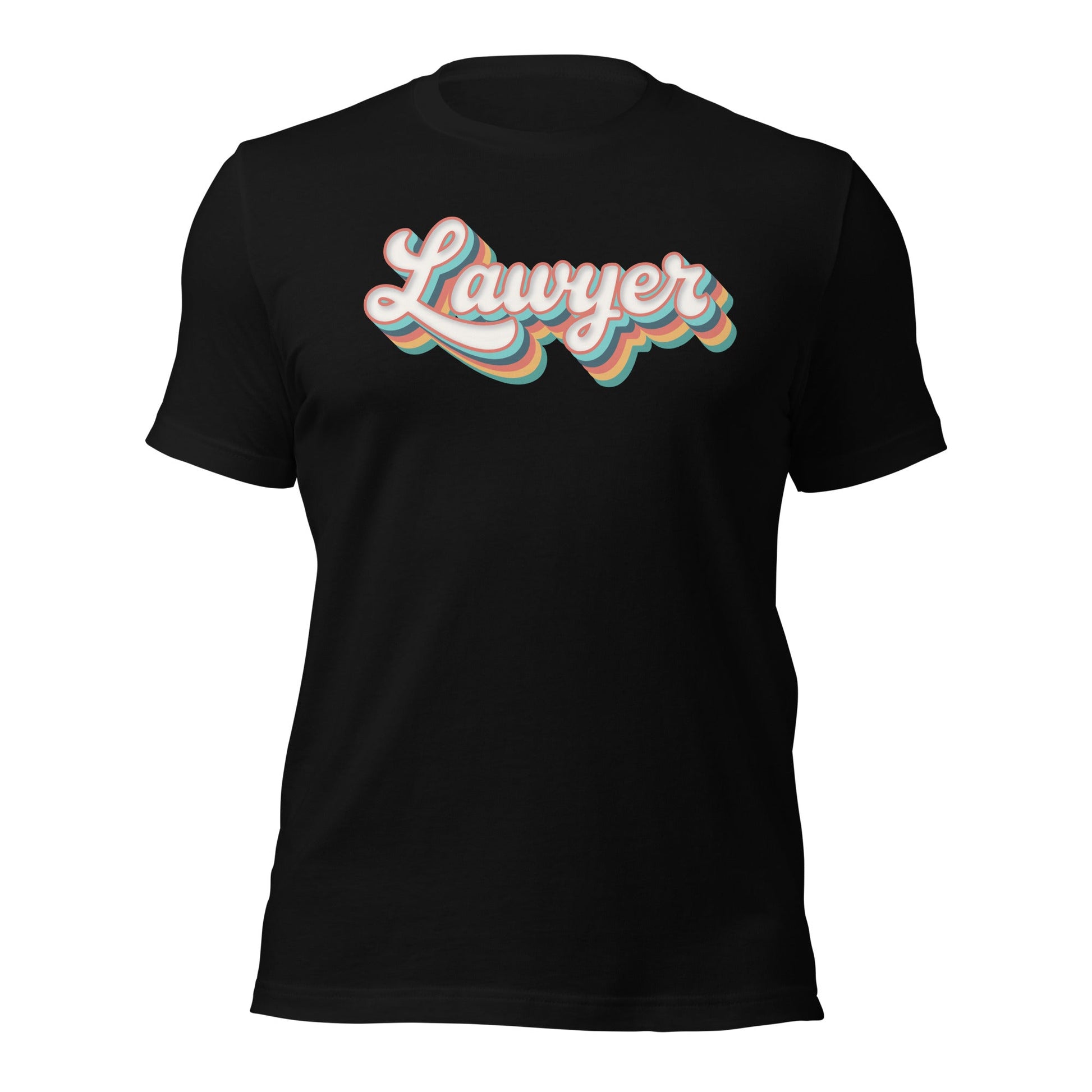 Retro Lawyer Shirt Fun Groovy Law School Tee - Inken Image