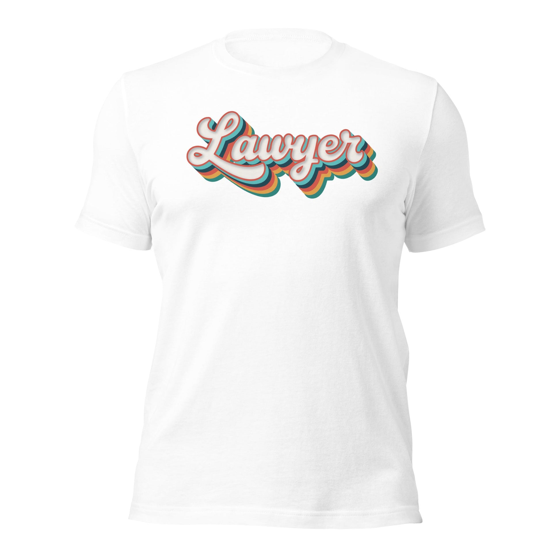 Retro Lawyer Shirt Fun Groovy Law School Tee - Inken Image