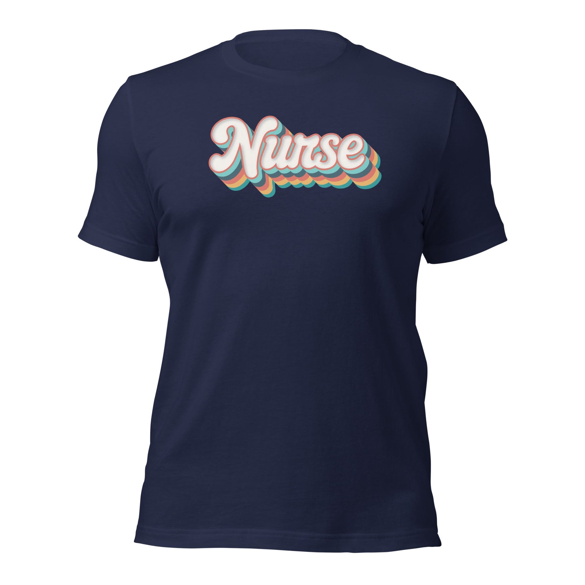 Retro Nurse Shirt Fun Groovy Medical Student Tee - Inken Image