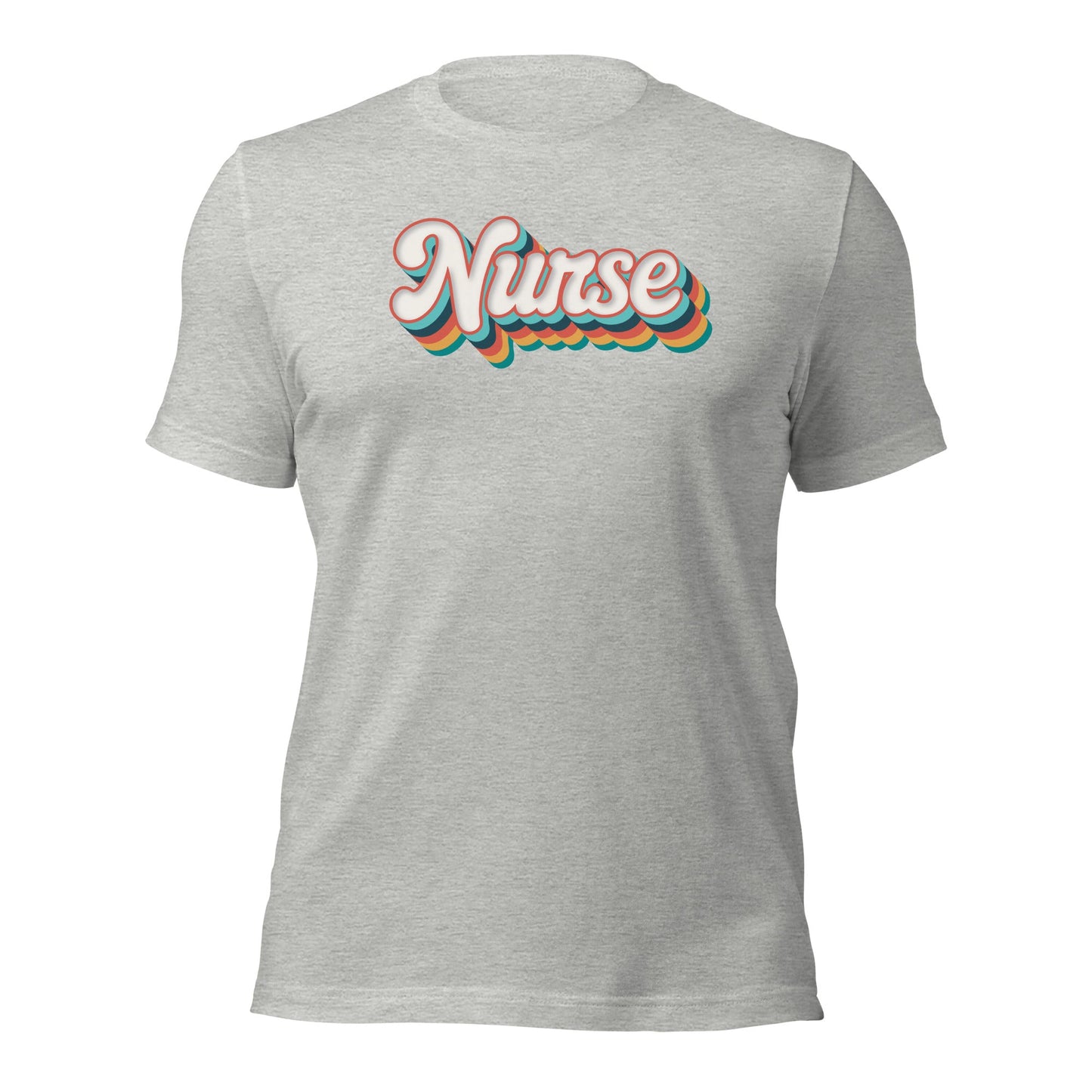 Retro Nurse Shirt Fun Groovy Medical Student Tee - Inken Image