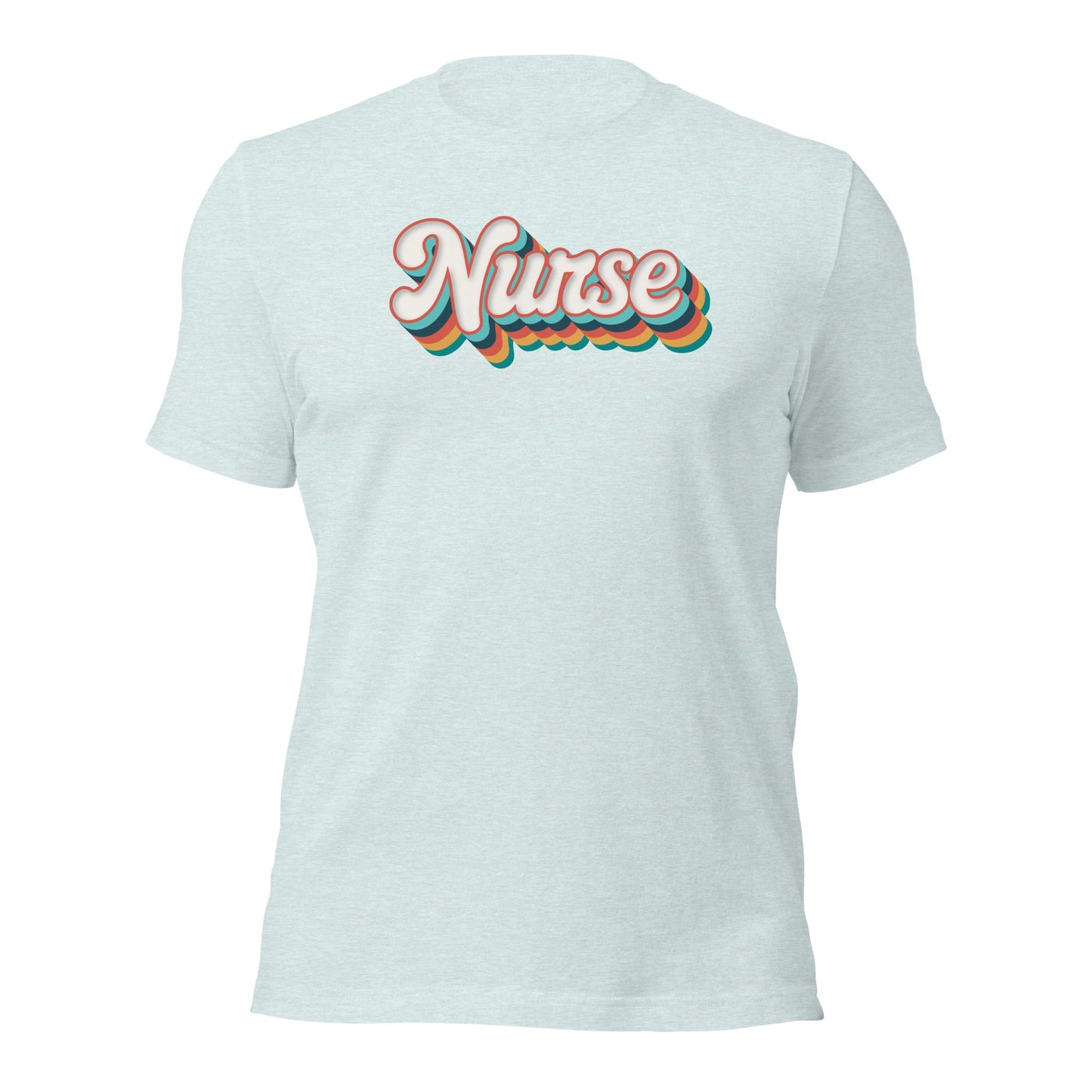 Retro Nurse Shirt Fun Groovy Medical Student Tee - Inken Image
