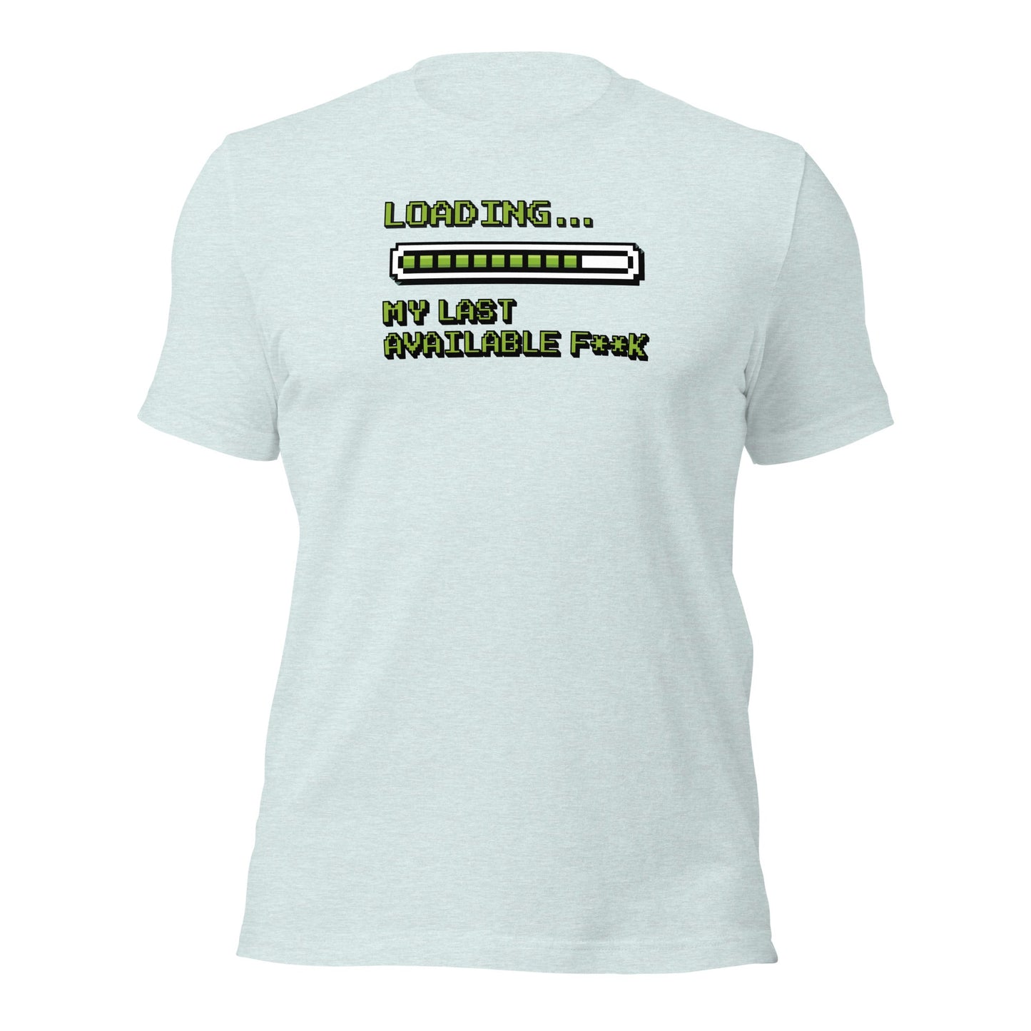 Retro Pixel Loading Last Available F**k T-Shirt - Inken Image