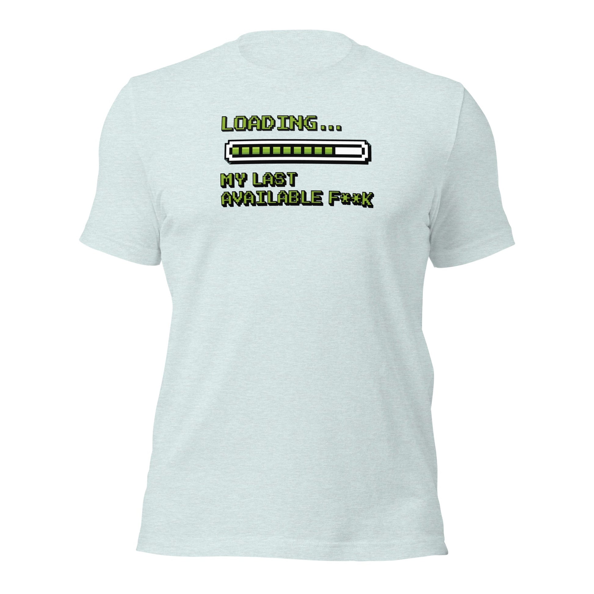 Retro Pixel Loading Last Available F**k T-Shirt - Inken Image