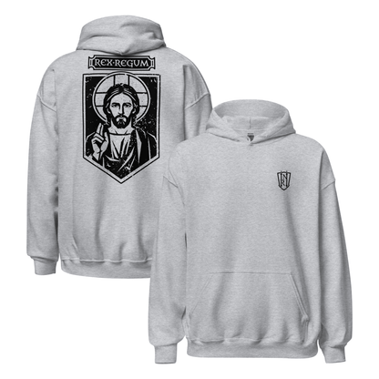 Rex Regum, King Of Kings Christ Icon Graphic Hoodie - Inken Image