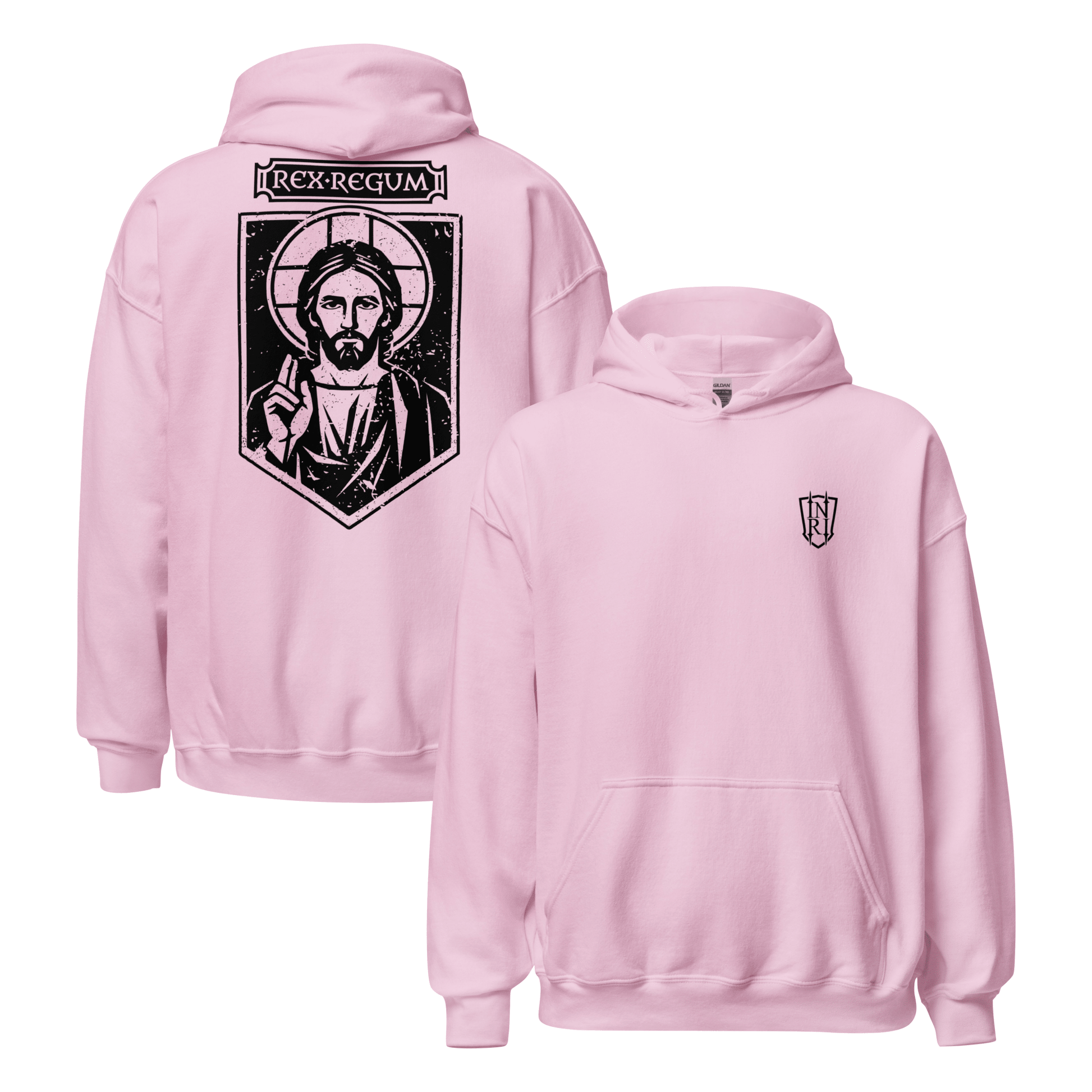 Rex Regum, King Of Kings Christ Icon Graphic Hoodie - Inken Image