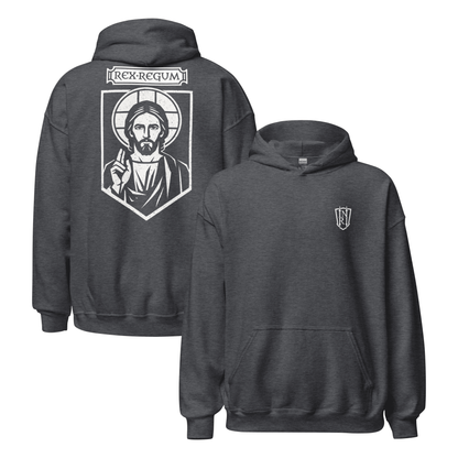 Rex Regum, King Of Kings Christ Icon Graphic Hoodie - Inken Image