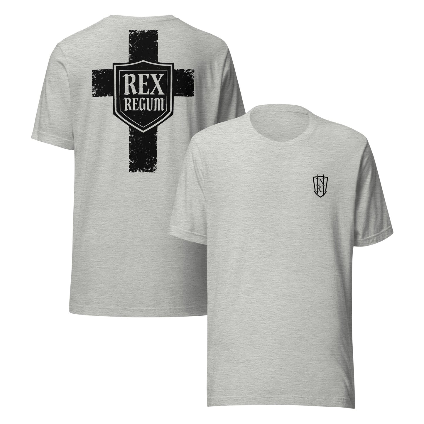 Rex Regum, King Of Kings, Cross Graphic T-shirt - Inken Image