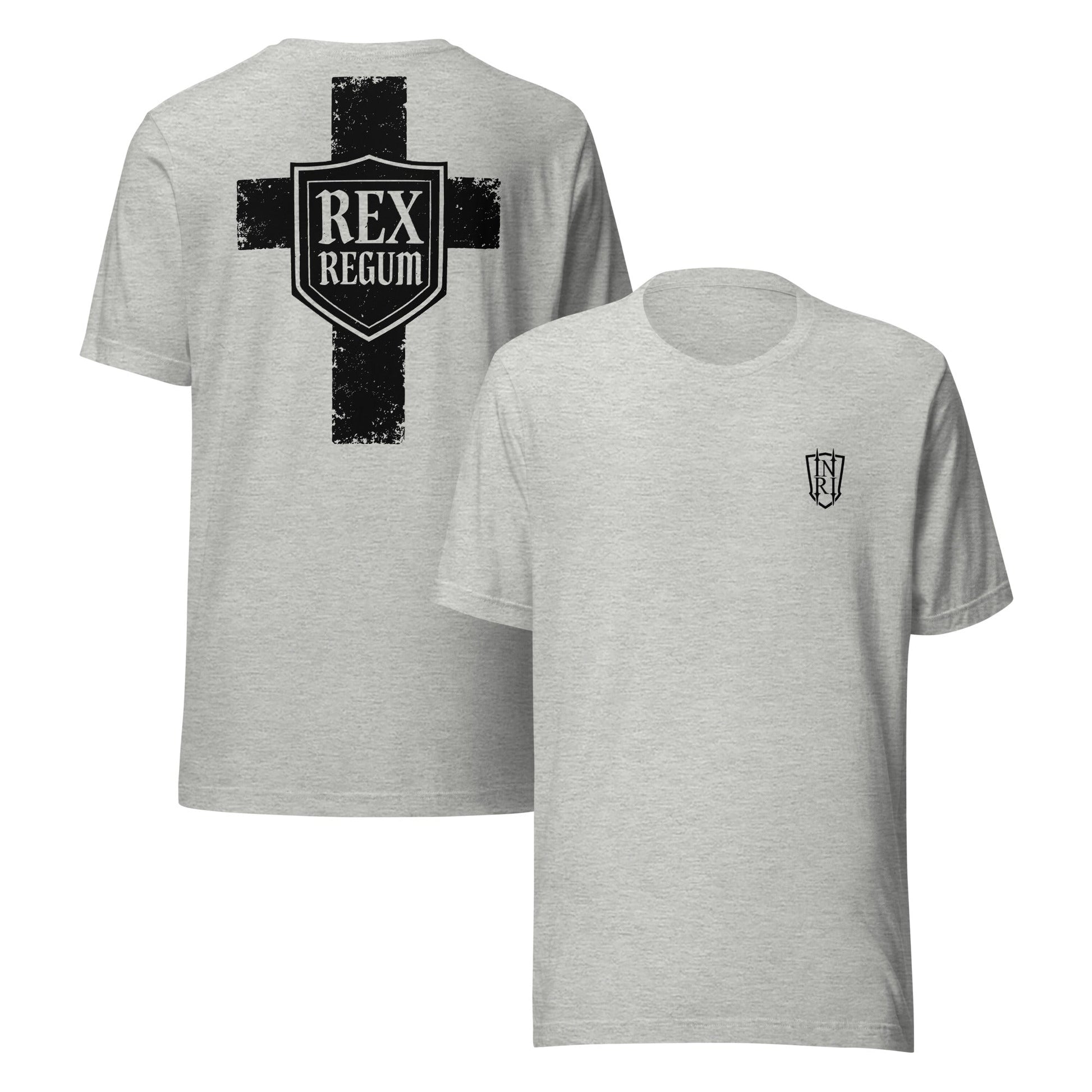 Rex Regum, King Of Kings, Cross Graphic T-shirt - Inken Image