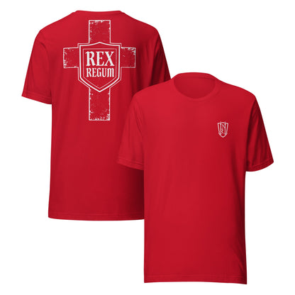 Rex Regum, King Of Kings, Cross Graphic T-shirt - Inken Image