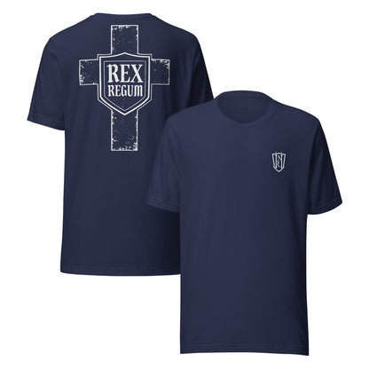 Rex Regum, King Of Kings, Cross Graphic T-shirt - Inken Image