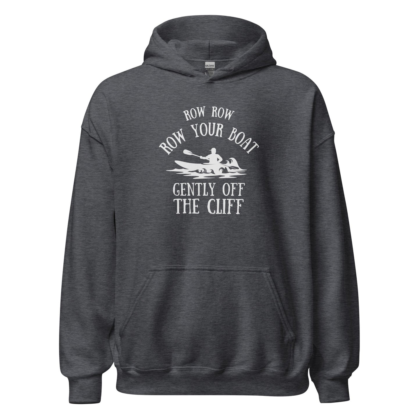 Row Row Row Your Boat Retro Kayaking Hoodie - Inken Image