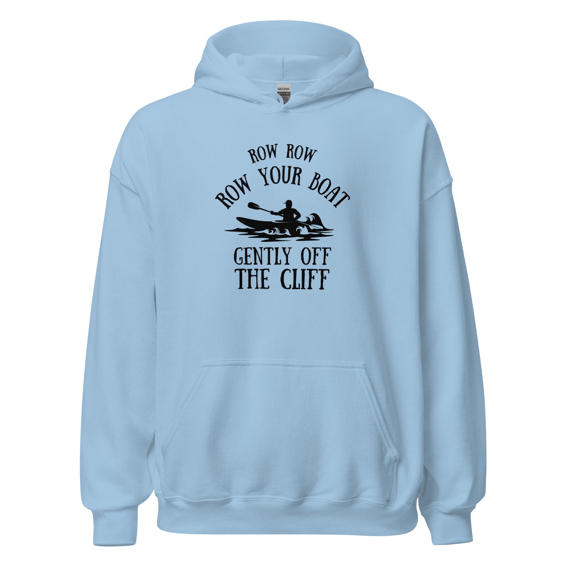 Row Row Row Your Boat Retro Kayaking Hoodie - Inken Image