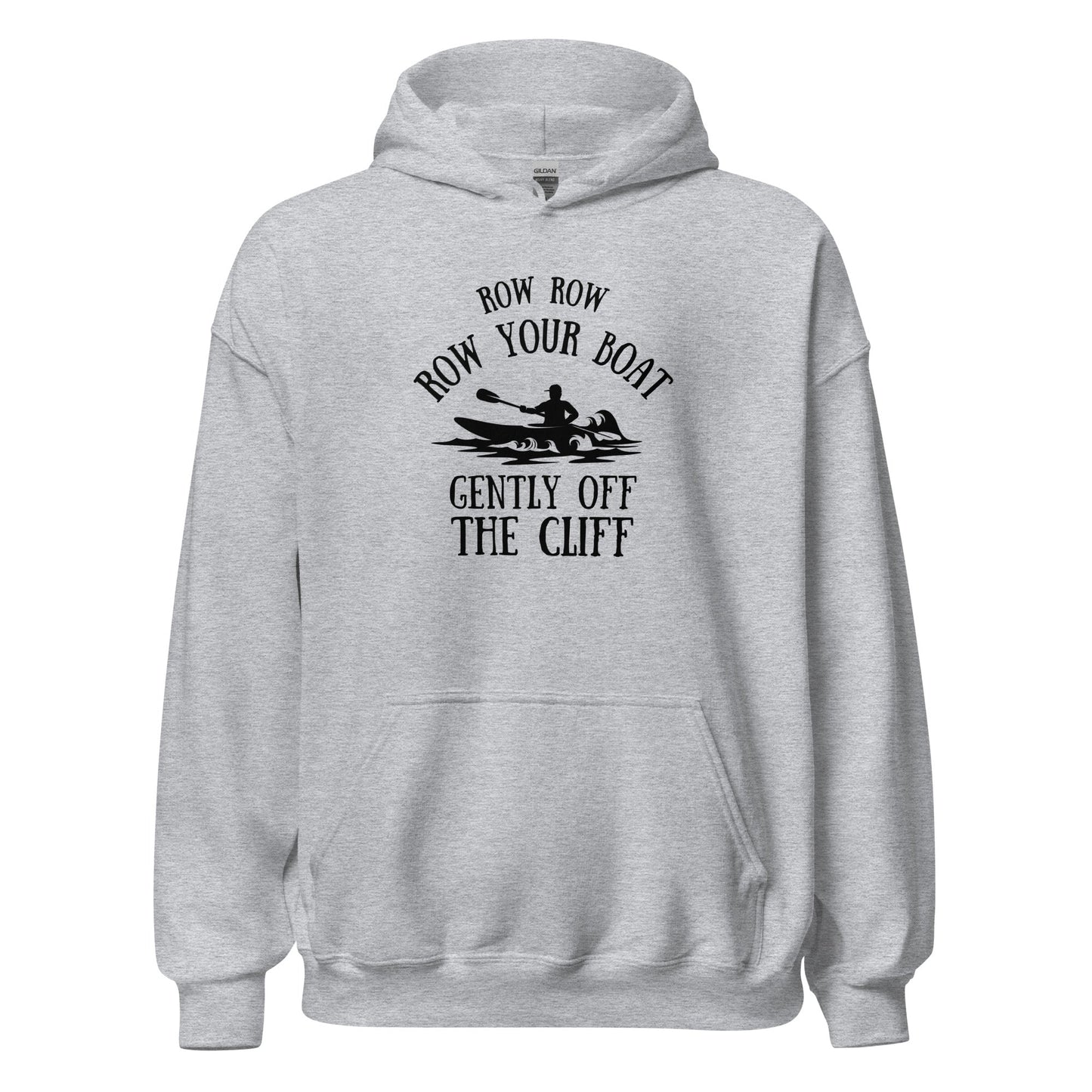 Row Row Row Your Boat Retro Kayaking Hoodie - Inken Image