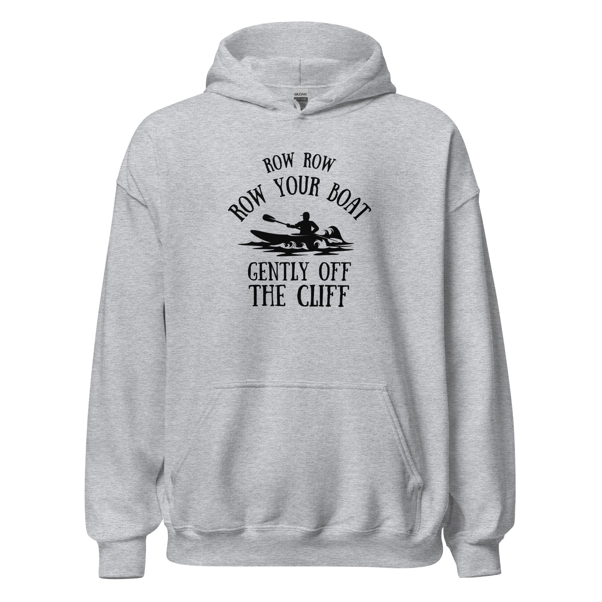Row Row Row Your Boat Retro Kayaking Hoodie - Inken Image
