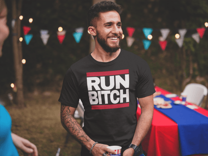RUN BITCH Parody Rap T-Shirt - Inken Image
