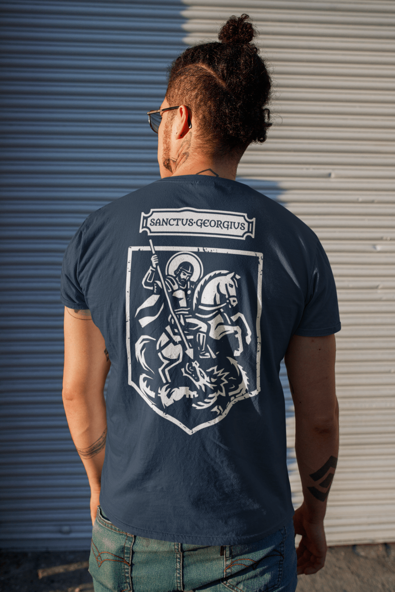 Sanctus Georgius, St George Icon Graphic T-Shirt - Inken Image