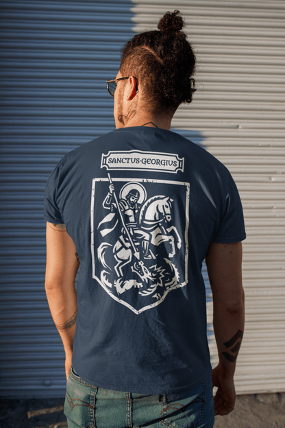 Sanctus Georgius, St George Icon Graphic T-Shirt - Inken Image