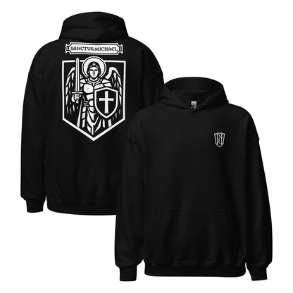Sanctus Michael - Archangel Michael Icon Graphic Hoodie - Inken Image