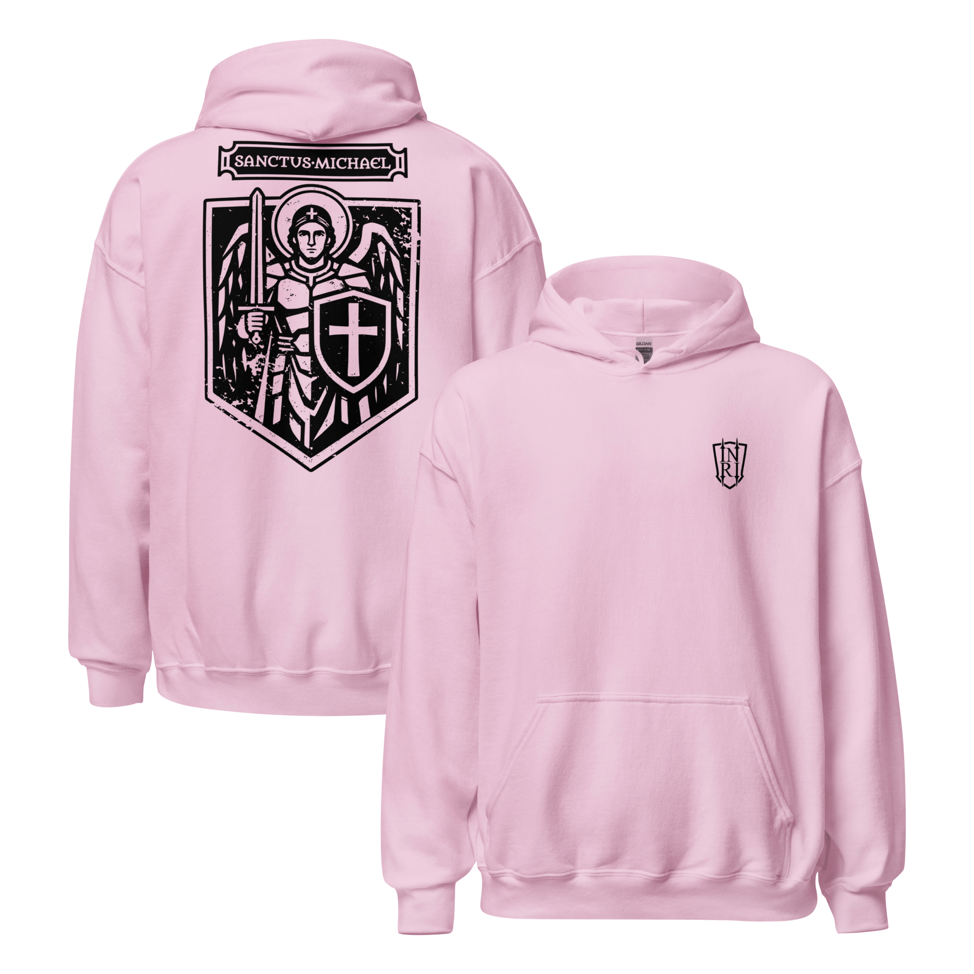 Sanctus Michael - Archangel Michael Icon Graphic Hoodie - Inken Image