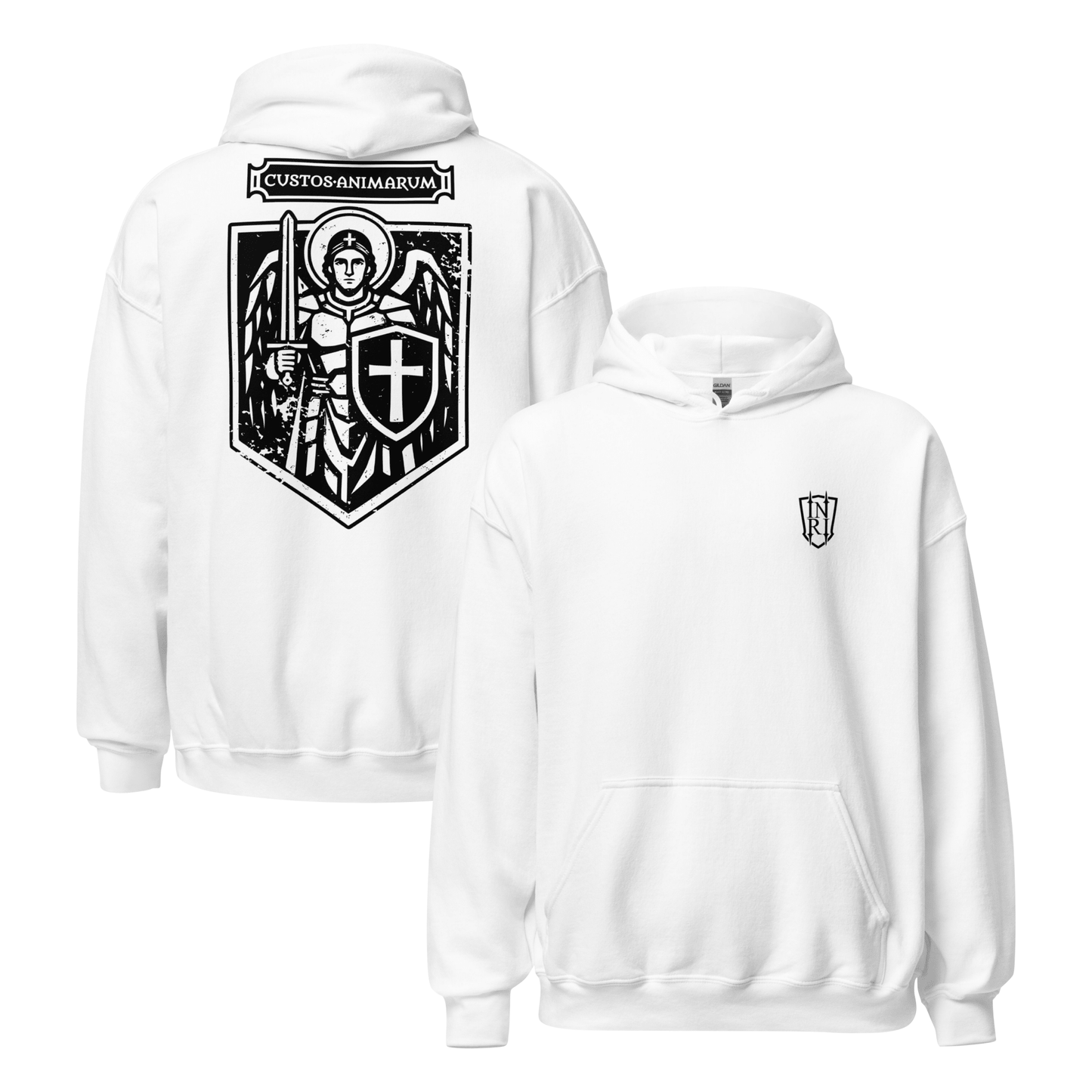 Custos Animarum - Guardian of Souls Icon Graphic Hoodie - Inken Image