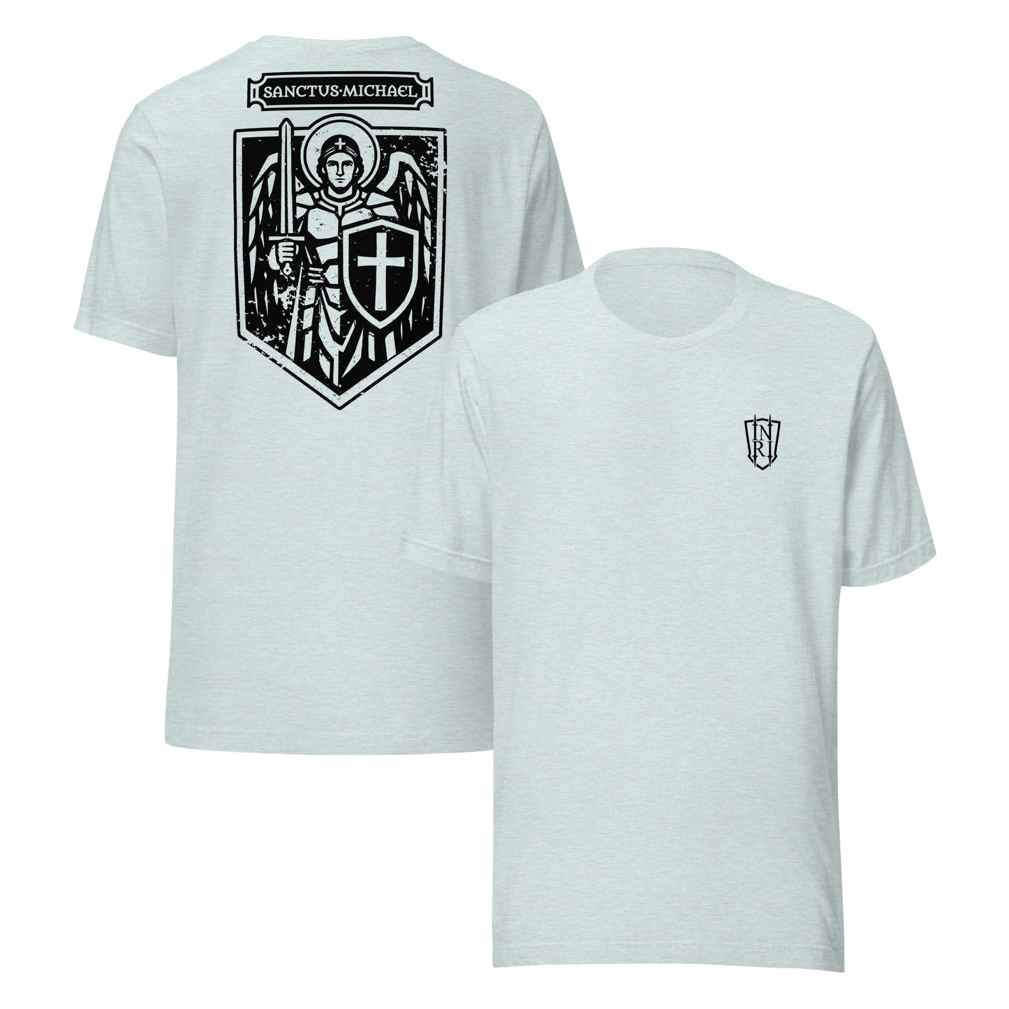 Sanctus Michael, Archangel Michael Icon Graphic T-Shirt - Inken Image