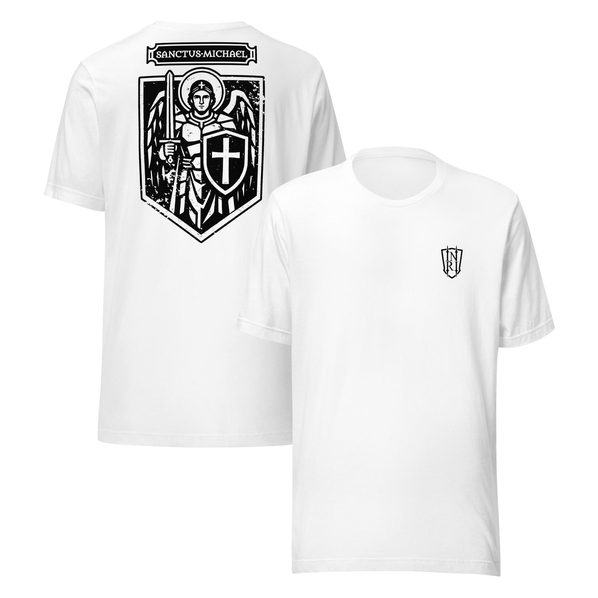 Sanctus Michael, Archangel Michael Icon Graphic T-Shirt - Inken Image