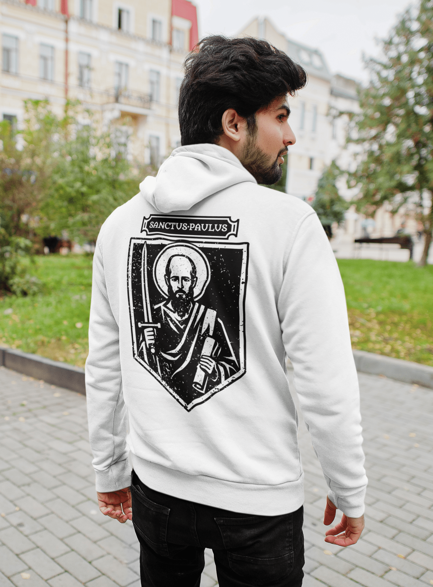 Sanctus Paulus, St Paul Icon Graphic Hoodie - Inken Image