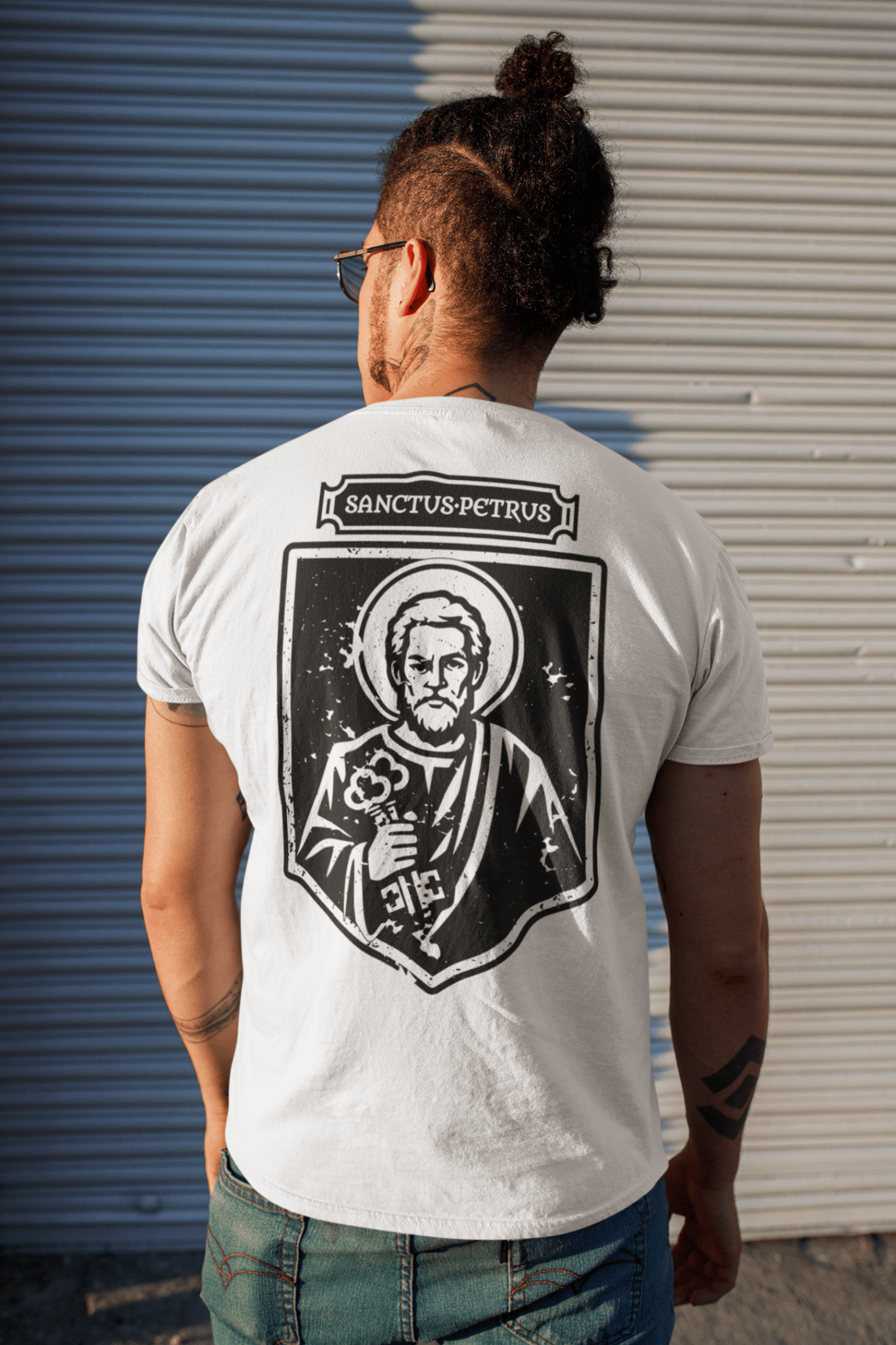 Sanctus Petrus, Saint Peter Icon Graphic T-Shirt - Inken Image