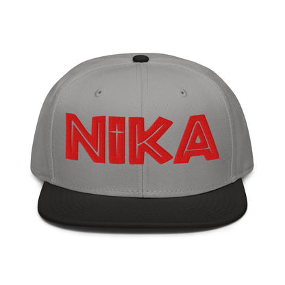 NIKA Christian Snapback, 3D Puff Embroidery Orthodox Christian Cap - Inken Image