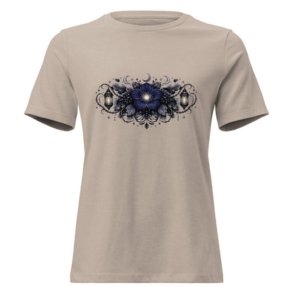 Spooky Winter Bouquet Shirt Women’s Gothic Moonflower Witchy Tee - Inken Image