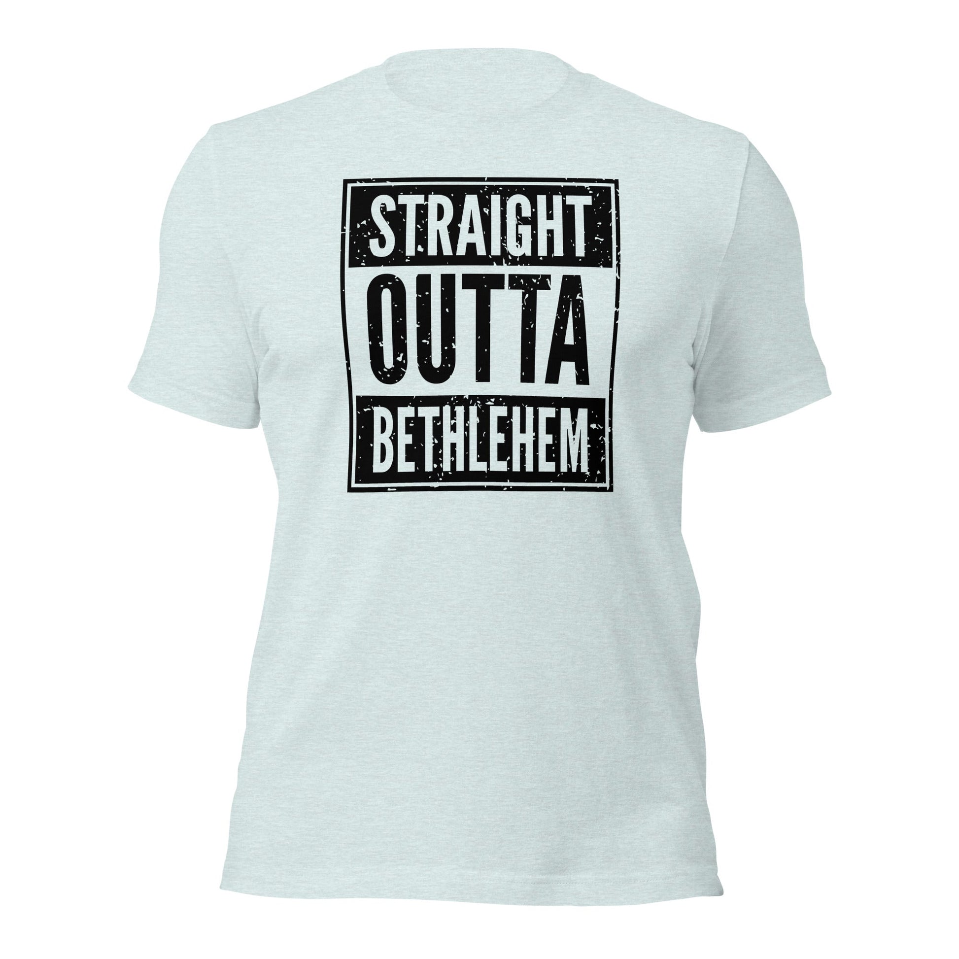 Straight Outta Bethlehem Christian Rap Parody T-shirt - Inken Image