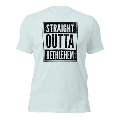 Straight Outta Bethlehem Christian Rap Parody T-shirt - Inken Image