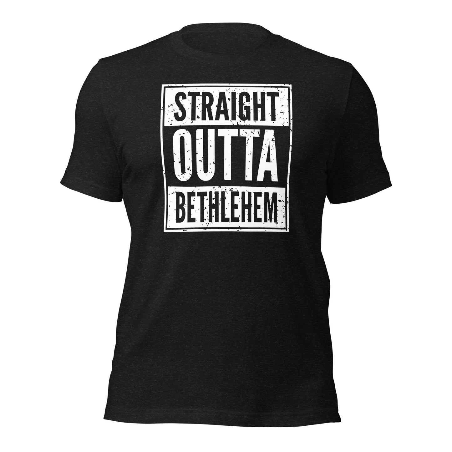Straight Outta Bethlehem Christian Rap Parody T-shirt - Inken Image