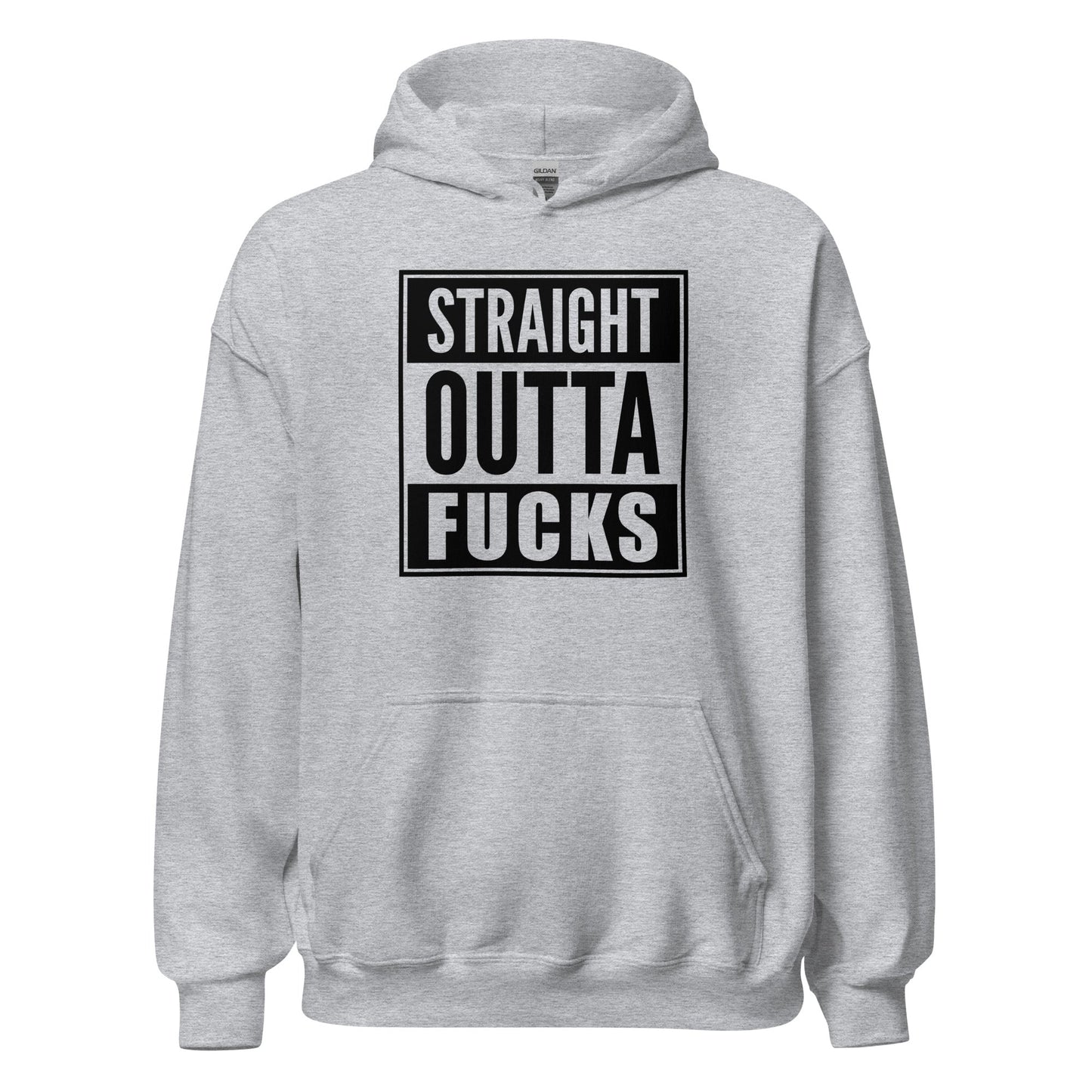 Straight Outta Fucks Parody Rap Hoodie - Inken Image