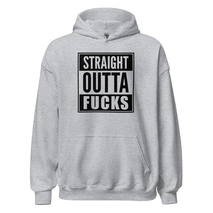 Straight Outta Fucks Parody Rap Hoodie - Inken Image