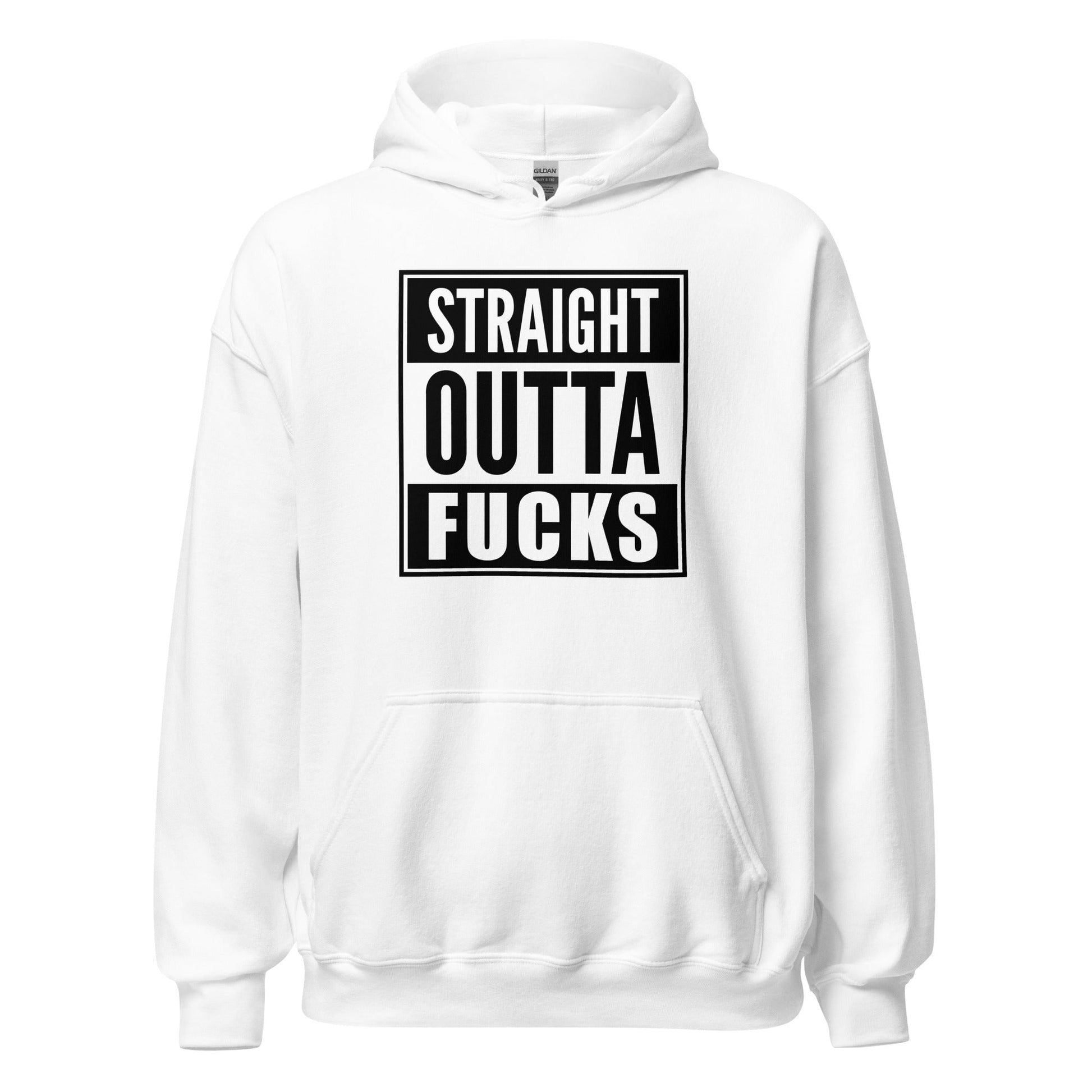Straight Outta Fucks Parody Rap Hoodie - Inken Image