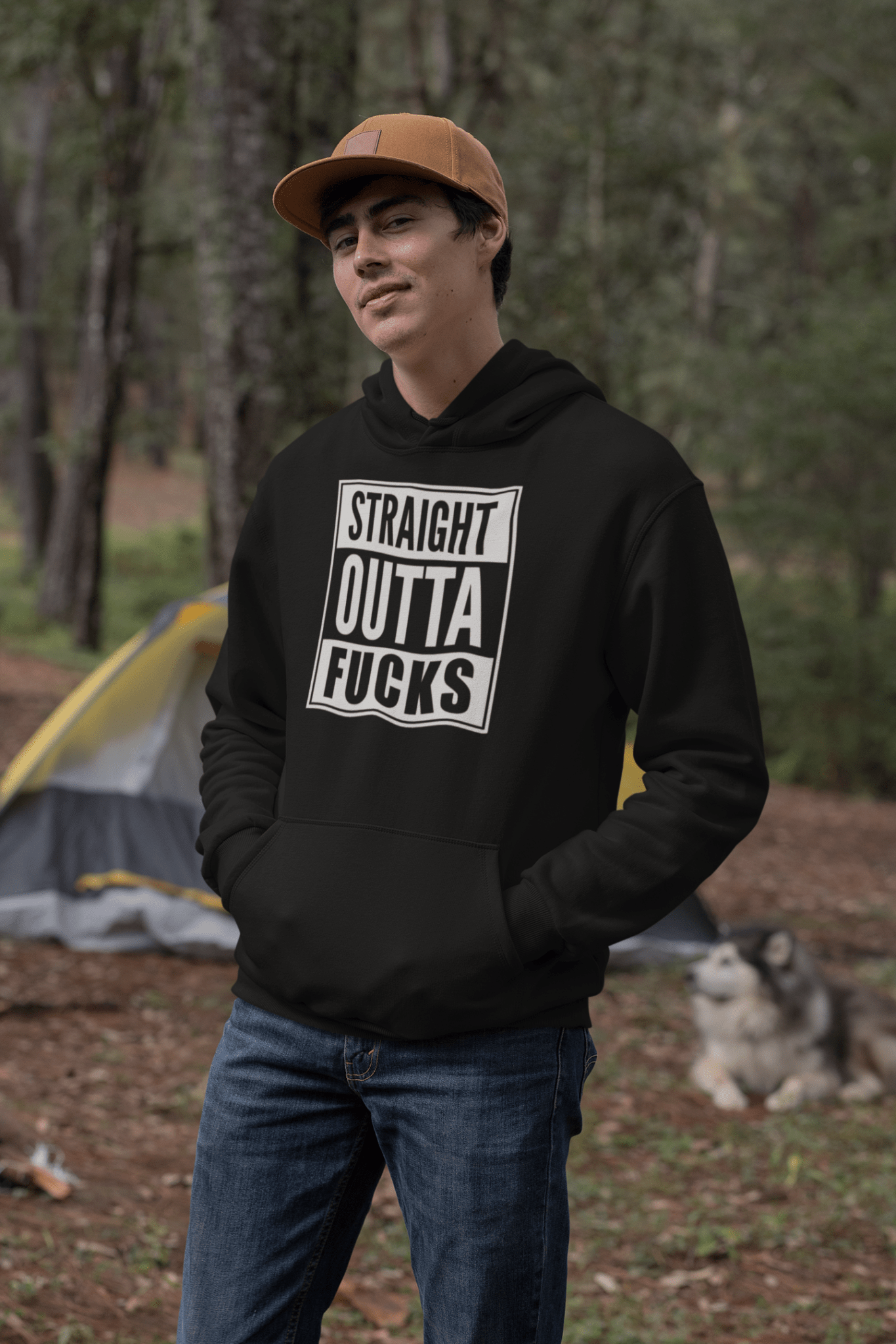 Straight Outta Fucks Parody Rap Hoodie - Inken Image