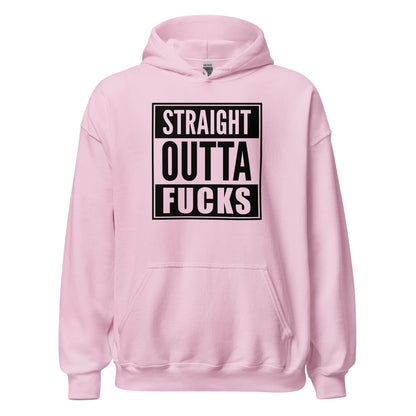 Straight Outta Fucks Parody Rap Hoodie - Inken Image