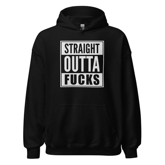 Straight Outta Fucks Parody Rap Hoodie - Inken Image