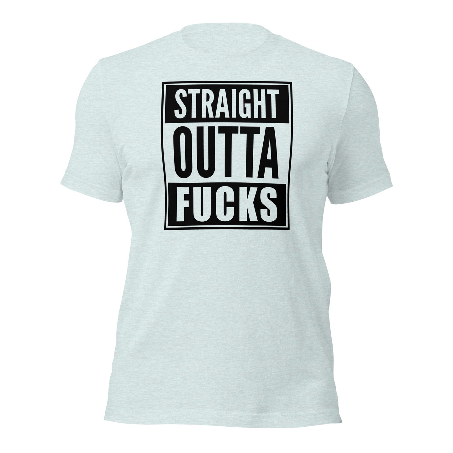Straight Outta Fucks Parody Rap T-Shirt - Inken Image