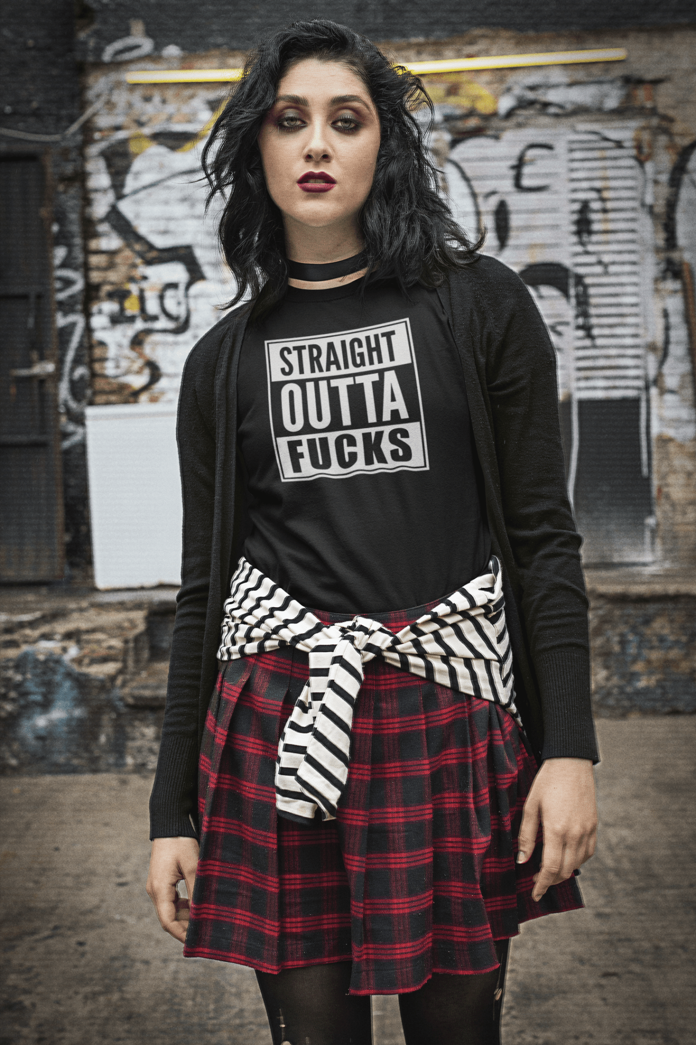 Straight Outta Fucks Parody Rap T-Shirt - Inken Image