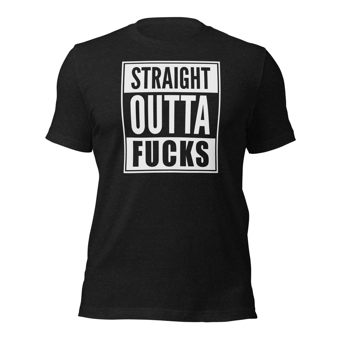 Straight Outta Fucks Parody Rap T-Shirt - Inken Image