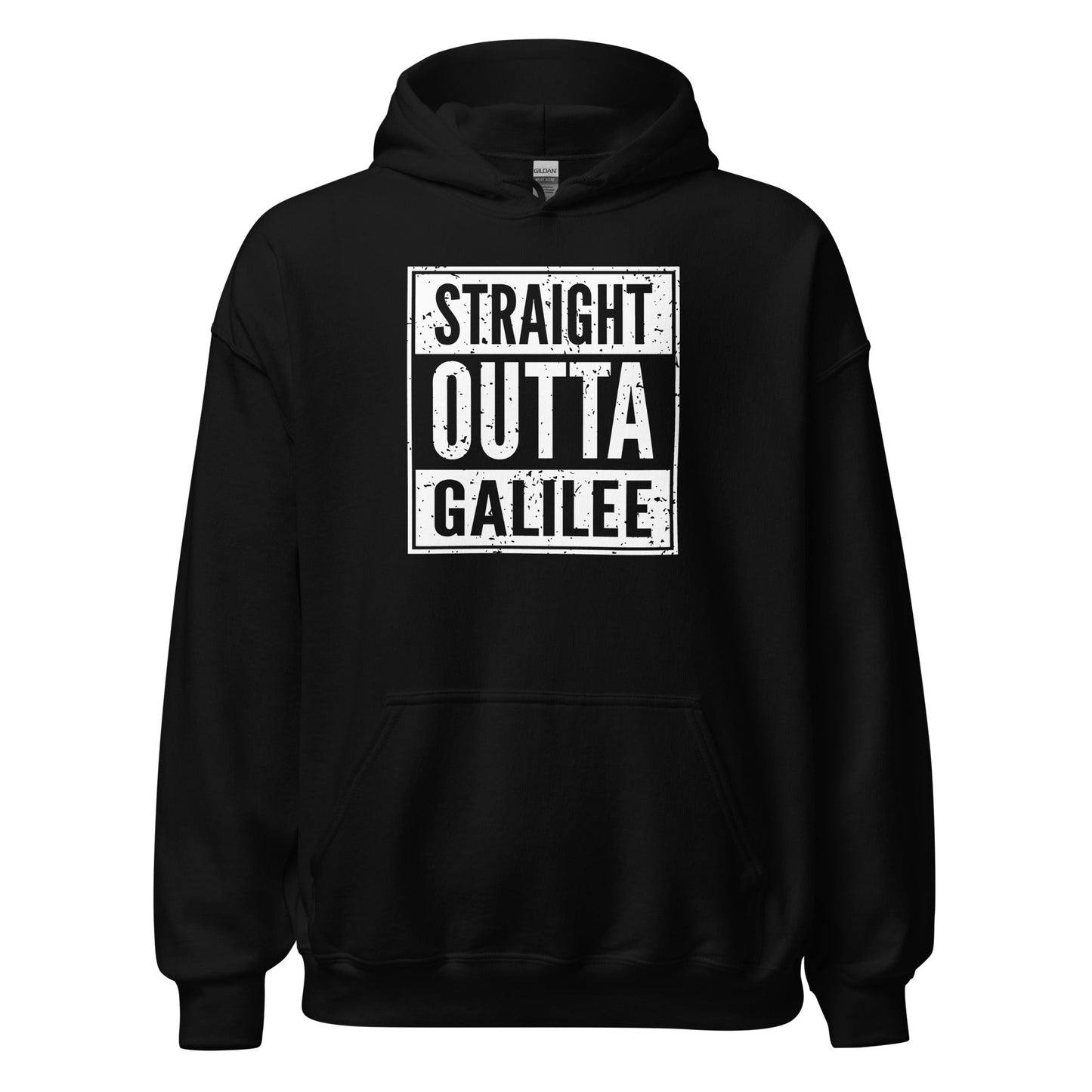 Straight Outta Galilee Christian Rap Parody Hoodie - Inken Image