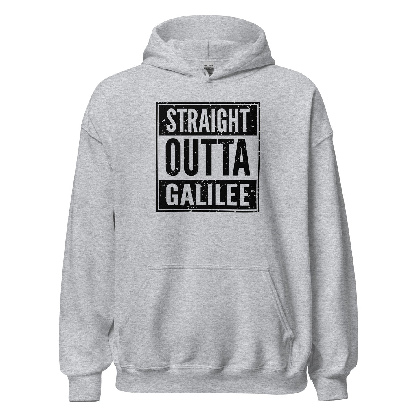 Straight Outta Galilee Christian Rap Parody Hoodie - Inken Image