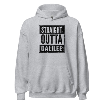 Straight Outta Galilee Christian Rap Parody Hoodie - Inken Image