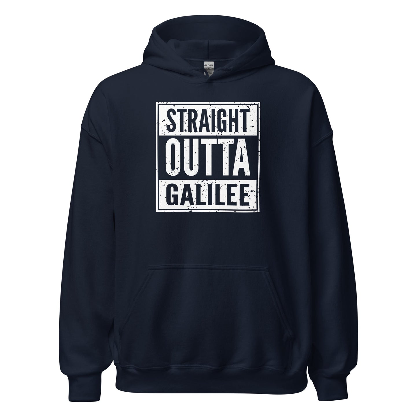 Straight Outta Galilee Christian Rap Parody Hoodie - Inken Image